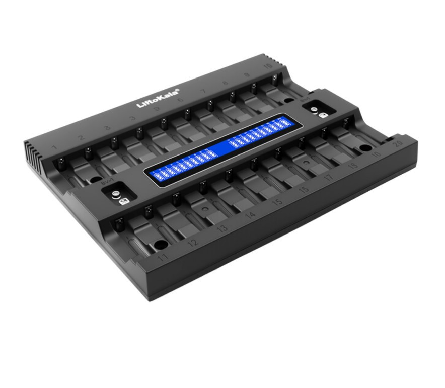 Зарядка на 20 акумуляторів AA AAA HR9V 1.2В/9В NiMH LiitoKala Lii-ND20 Київ - фото 4