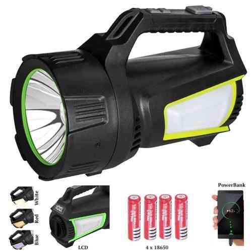 Ліхтарі для кемпінгу camping T100A-10W+2COB, Ліхтарик лампа для кемпінгу з MB-345 power bank Київ