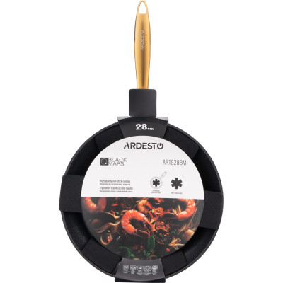 Сковорода Ardesto Black Mars Sparkle 28 см (AR1928BM) Вінниця - фото 8