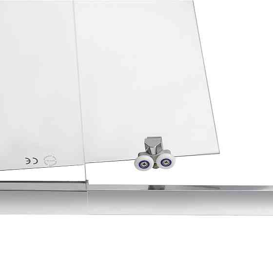 Душові двері в нішу Qtap Taurus CRM201-11.C6 97-108x200 см, скло Clear 6 мм, покриття CalcLess Київ