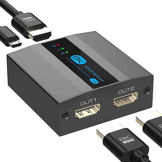 Сплітер 8K HDMI 2.1 1х2 Луцк