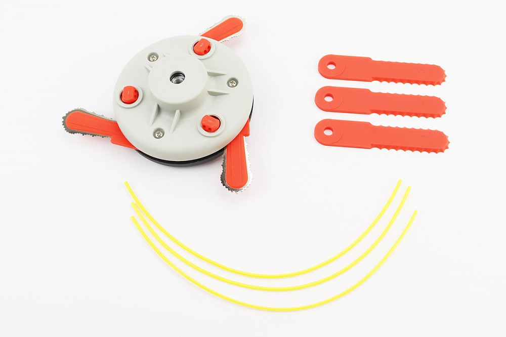 Шпуля (бабина, котушка), "ДИСК" пластикова, три зачепи + ніж 6шт Тип 3 Київ - фото 1