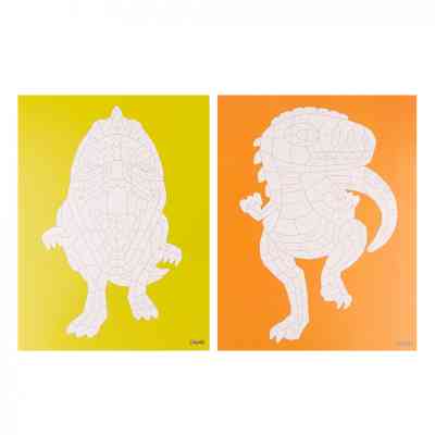 Набор для творчества 1 вересня Динозаврики Аппликация стикерами (954571) Винница