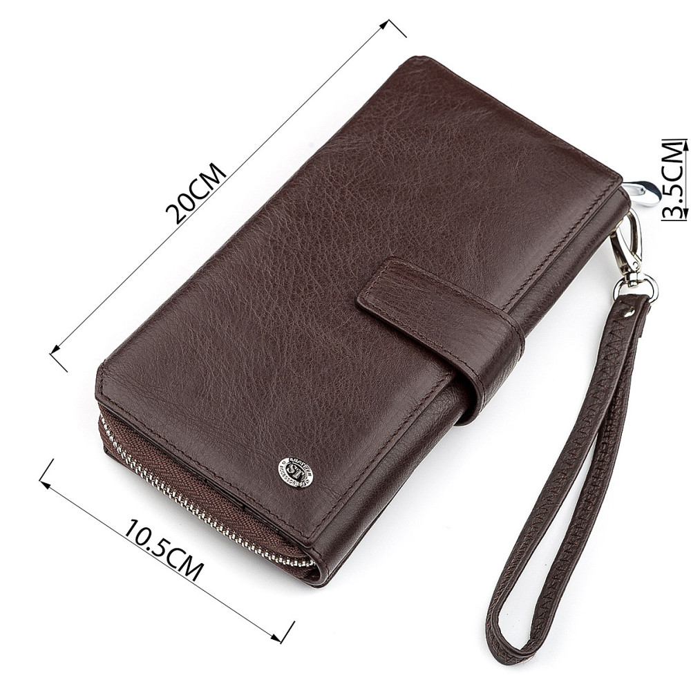 Гаманець жіночий ST Leather 18457 (SТ228) з натуральної шкіри Коричневий Київ - фото 5