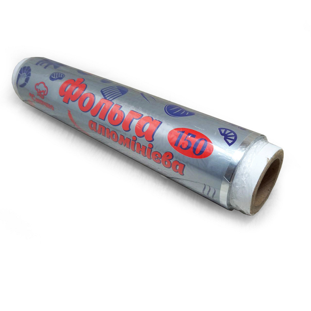 Фольга алюминиевая пищевая 750 г 28 см ТМ Смачно для запекания и хранения продуктов (вес вместе с втулкой) Харьков - изображение 2