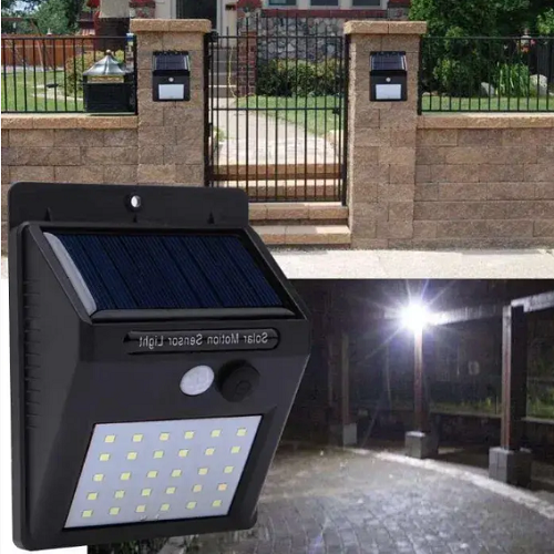 Вуличний навісний ліхтар із датчиком руху 609-20 діодів + solar 107х53х142 мм Час роботи 8-10 годин Одеса - фото 9