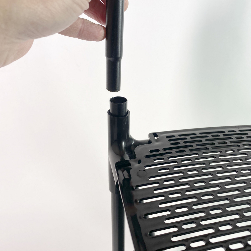 Полиця-етажерка у ванну кімнату Bona Part 2 - 3х ярусний стелаж з поличками для дрібних речей Бориспіль - фото 4