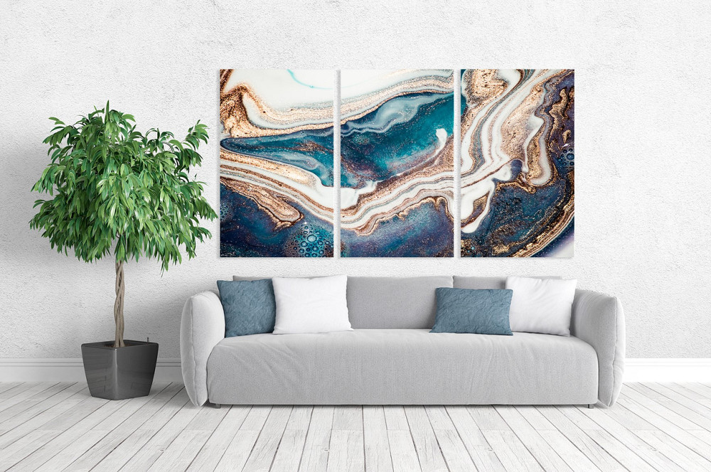 Модульная картина в гостиную / спальню   Флю-Арт     ART-208_3A 70х130 см Киев - изображение 2