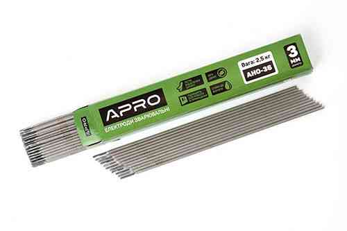 Електроди зварювальні АНО-36 2,5 кг 3 мм APRO Рівне