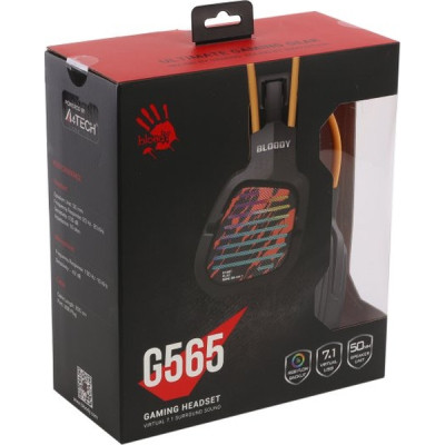Наушники A4Tech Bloody G565 RGB Hi Fi 7.1 Black (4711421001960) Винница - изображение 7