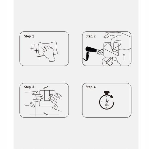 Набор настенных крючков 4 шт клейких для полотенец стиль лофт Ruhhy (24649) Black Нововолынск - изображение 5