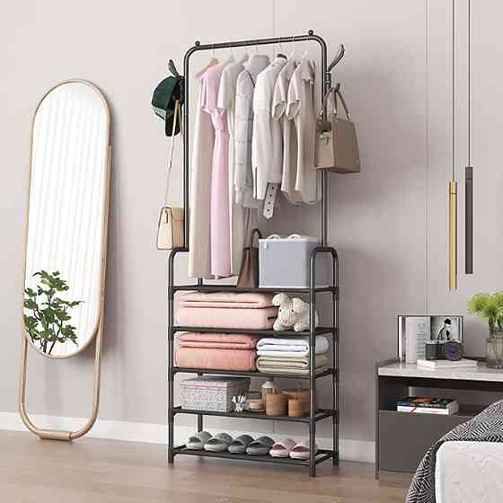 Вішалка для підлоги для одягу 178х60х26см,Clothes Rack Up SBR Київ