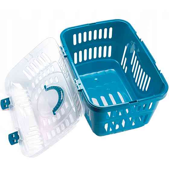 Контейнер-переноска Rocket Transparent з верхнім прозорим відкриттям, розмір 49 x 33 x 33 см Вінниця