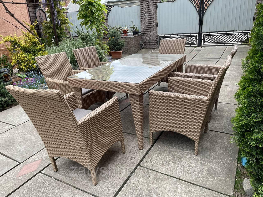 Ротанговая мебель  с 6 креслами и большим столом Киев - изображение 8