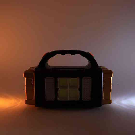 Переносний ліхтар PowerBank 2400мАг,HB-1678,Золотий / Ручний ліхтар-прожектор / Акумуляторний ліхтарик SBR Київ