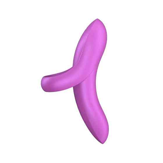 Вибратор на палец Satisfyer Bold Lover Dark Pink, гибкий Sex Aura Киев