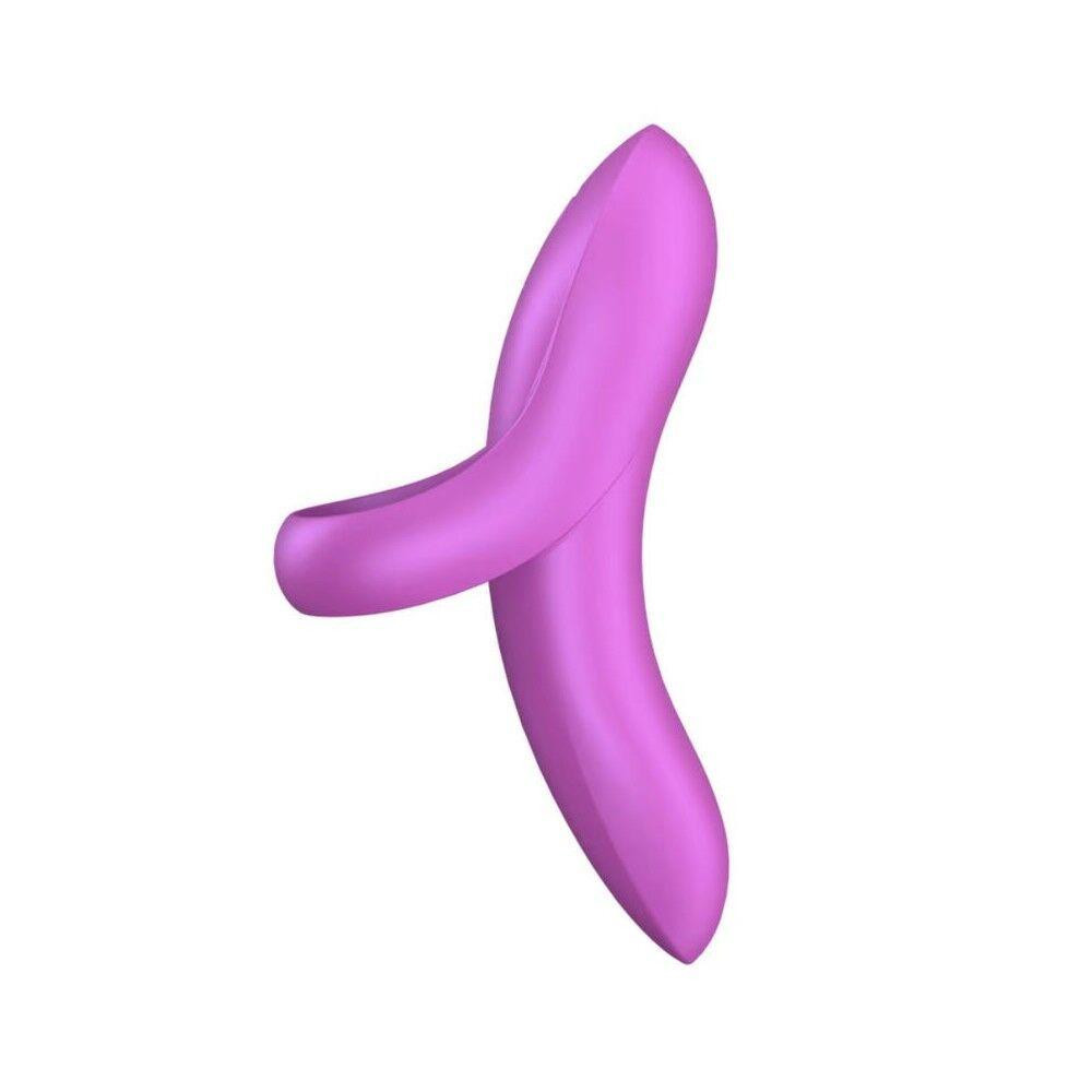 Вибратор на палец Satisfyer Bold Lover Dark Pink, гибкий Sex Aura Киев - изображение 2