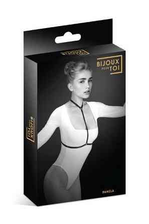 Портупея на грудь Bijoux Pour Toi - PAMELA, эластичный полиэстер Sex Aura Киев