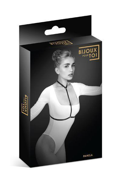 Портупея на грудь Bijoux Pour Toi - PAMELA, эластичный полиэстер Sex Aura Киев - изображение 3