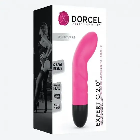 Вібратор Dorcel Expert G 2.0 Magenta для точки G, що перезаряджається Львов