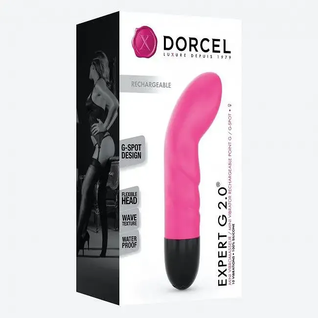Вібратор Dorcel Expert G 2.0 Magenta для точки G, що перезаряджається Львов - изображение 3