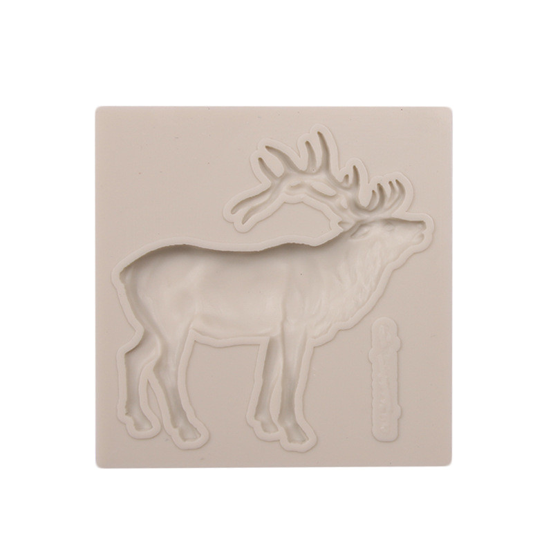 Молд силиконовый Лось 78 на 80 см серый Киев - изображение 6