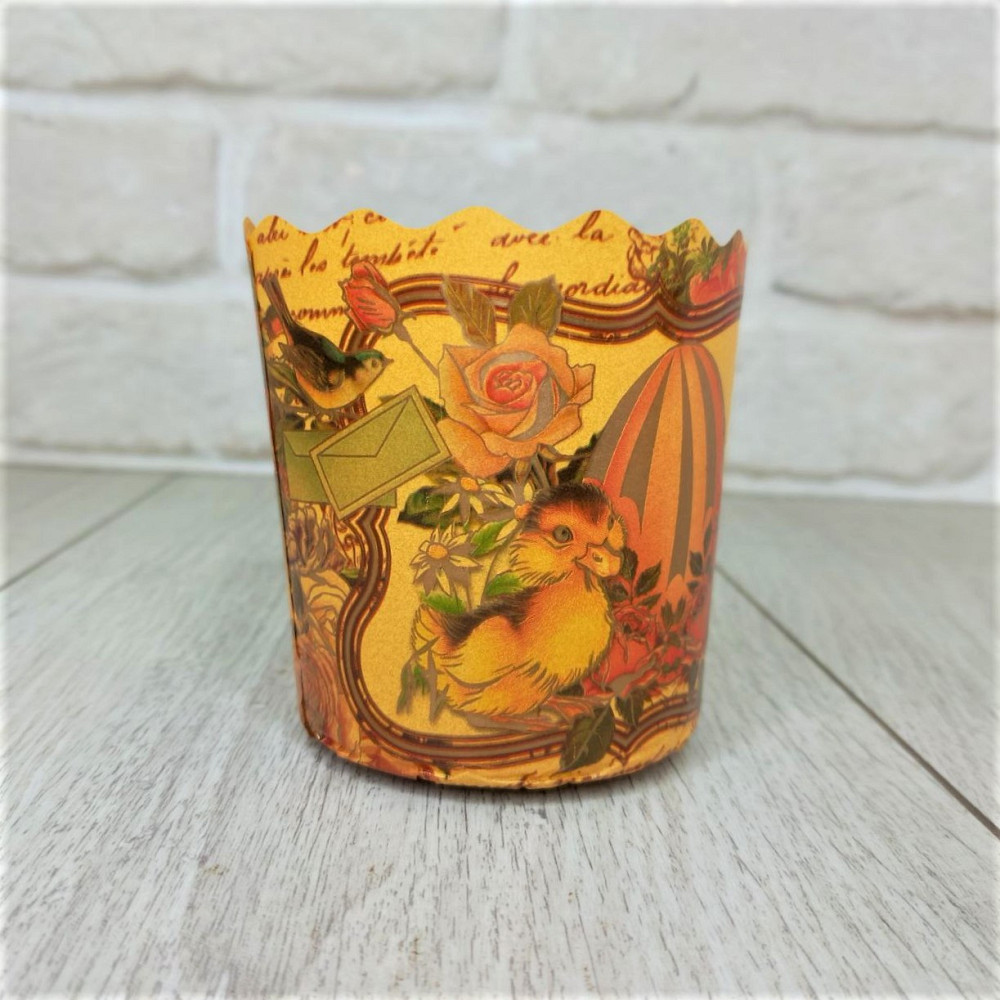 Паперова форма для пасок 100–150 г d70×h85 Вікторіанські, 50 шт/упаковка, для випічки Харків - фото 9