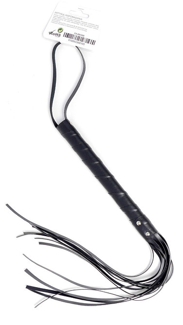 Флогер з колекції Fetish Boss Series - Whip Black (довжина 50 см), BS3300105 Sex Aura Київ - фото 4