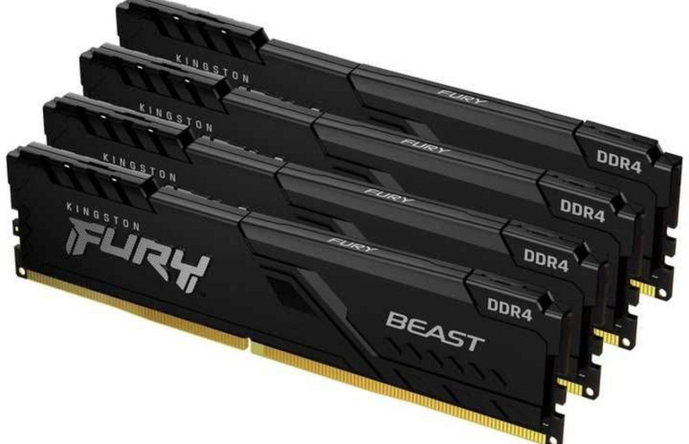 Оперативная память DDR4 64GB 3200 CL16 DIMM (4x16GB) Kingston Харьков - изображение 1