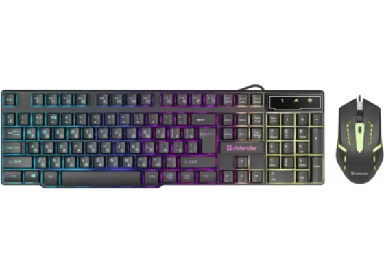 Комплект Defender Sydney C-970 клавіатура та миша (чорний) Вінниця