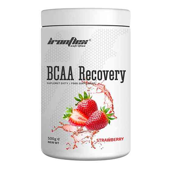 Аминокислоты BCAA Recovery 500g (Strawberry) Луцк