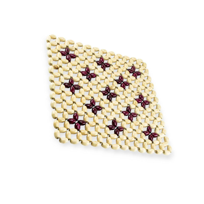 Накидка сиденье массажная косточка квадрат 50х50см 