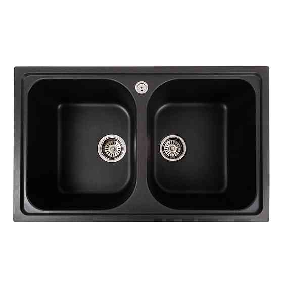 Гранітна мийка для кухні Platinum 7950 Equatoria матовий Моріон Коломия