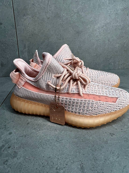 Кросівки жіночі NM 01-5 у стилі Yeezy з дихаючої сітки рожеві, 37, 24 см Одеса - фото 6