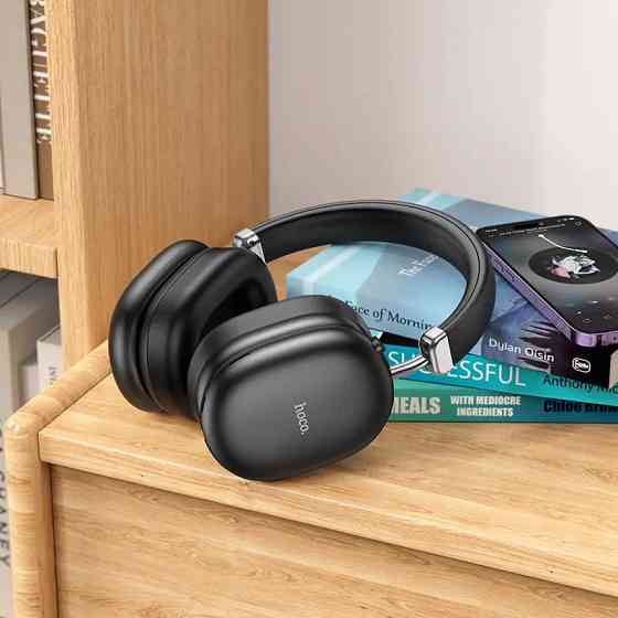 Беспроводные накладные наушники HOCO W35 Max Auspicious ANC noise reduction BT headphones Black Одесса