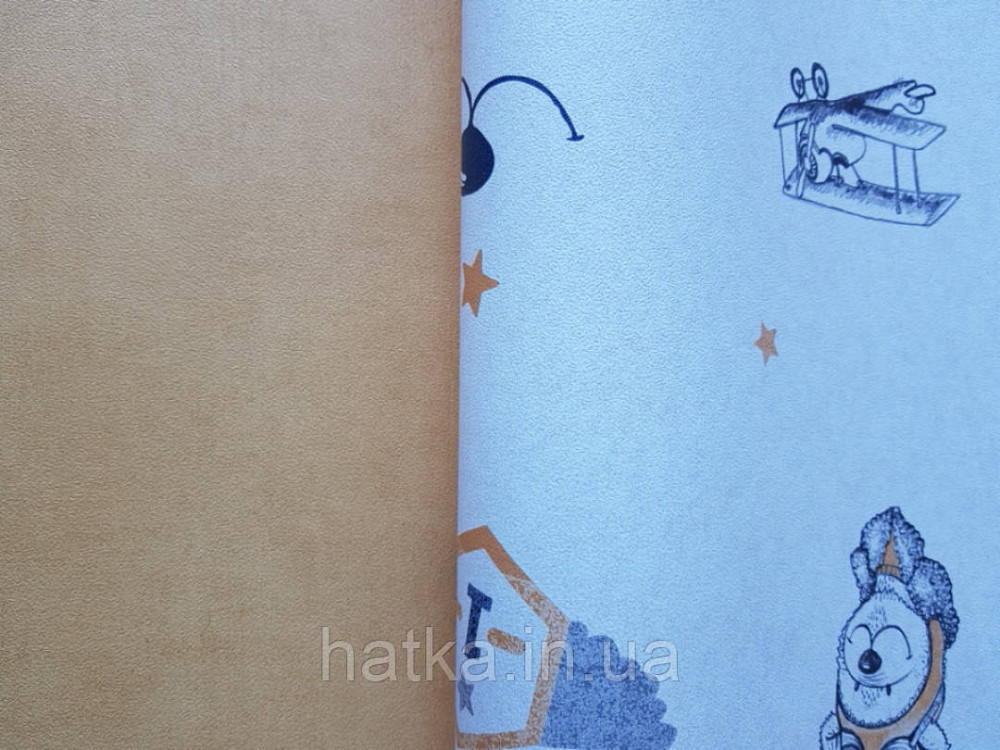 Шпалери флізелінові еко Decoprint 21139 Sweet Dreams дитячі однотонні яскраво жовті під штукатурку0,53x10,05 м Київ - фото 1