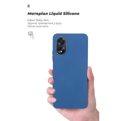 Чехол для мобильного телефона Armorstandart ICON Case OPPO A18 4G / A38 4G Dark Blue (ARM71031) Винница - изображение 7