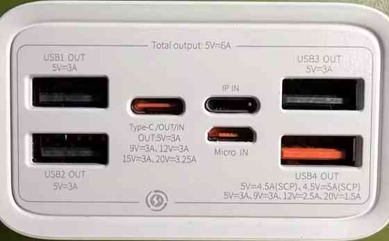 Павербанк 30000 Powerbank Baseus 65W швидка зарядка. Харків