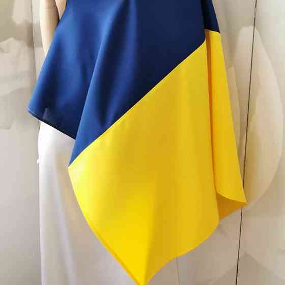 Великий прапор України 135х90см (габардин) SBR Київ