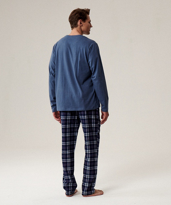 Пижама мужская фланель Atlantic NMP-393 XXL Киев - изображение 2