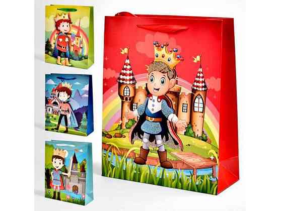 Пакет подарунковий L Little prince 3D 30*40*12см R91217-L ТМ STENSON   Solmir Київ