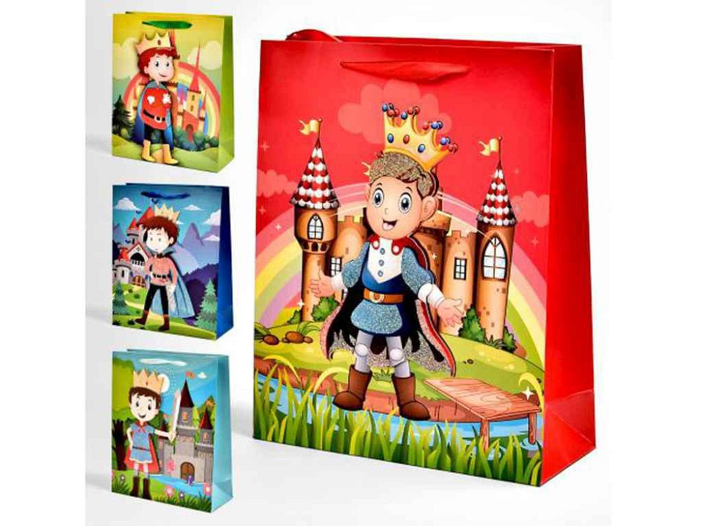 Пакет подарунковий L Little prince 3D 30*40*12см R91217-L ТМ STENSON   Solmir Київ - фото 1