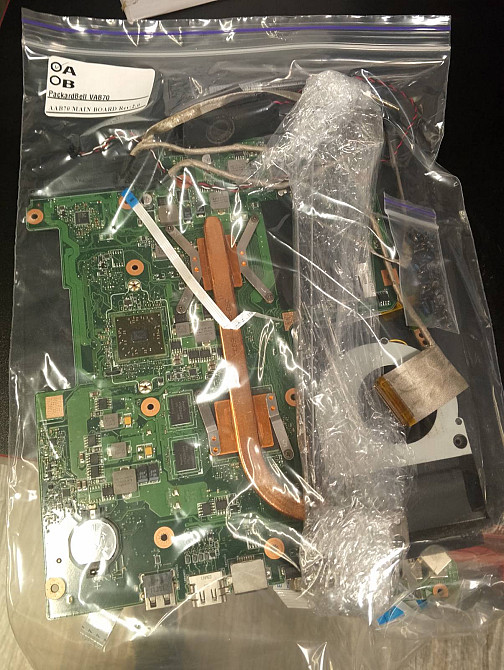 Материнська плата AAB70 MAIN BOARD Rev 2,0 для ноутбука Луцьк - фото 1