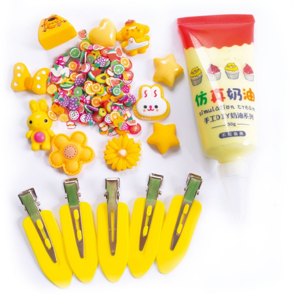 Дитячий набір для творчості "Заколки своїми руками" VT4600-02 жовтий Вінниця - фото 2