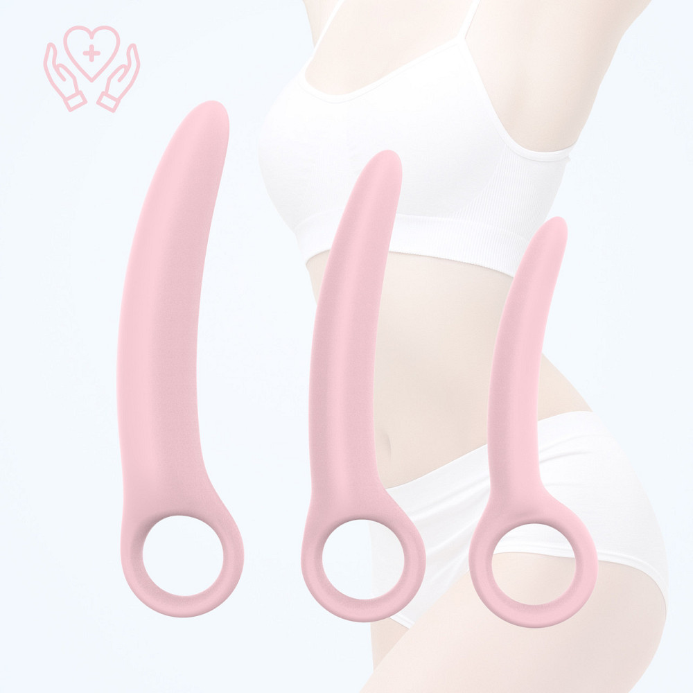 Набір вагінальних розширювачів - Erospace Sweet Play Pelvic Floor Muscles Training Set A13 Sex Aura Київ - фото 7