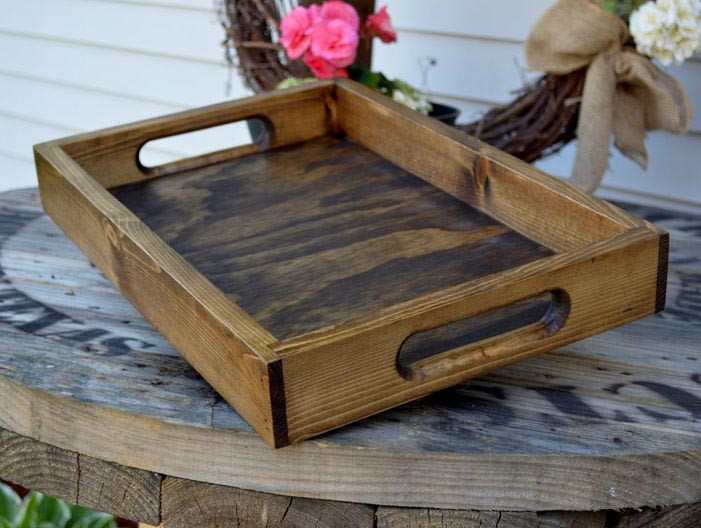 Піднос дерев'яний "Спа 48х31" капучино Миколаїв - фото 2