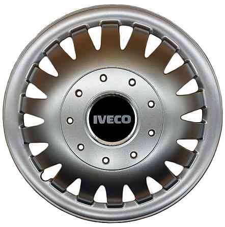 Автомобільні модельні ковпаки R15 Iveco 320 4шт, SJS, сріблясті Київ