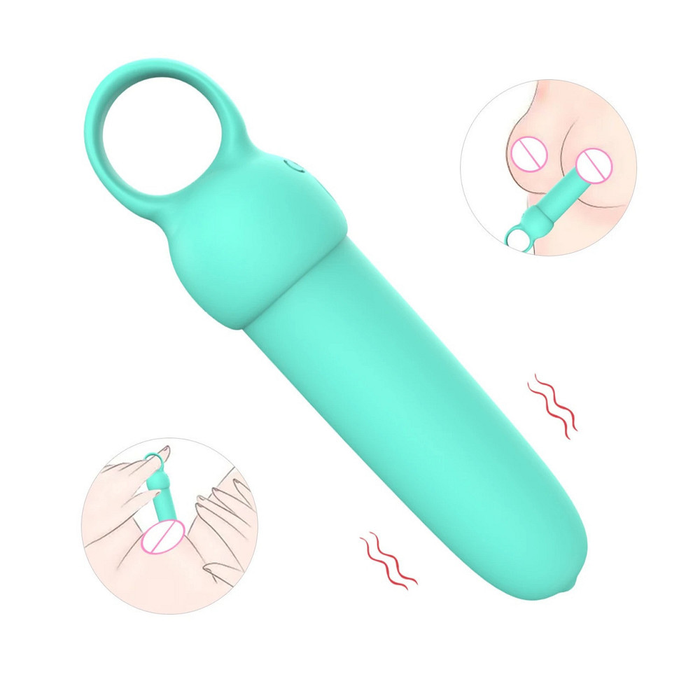 Міні-вібратор Every Night Toys Elliot світло-бірюзовий, 10 режимів вібрації Sex Aura Київ - фото 1