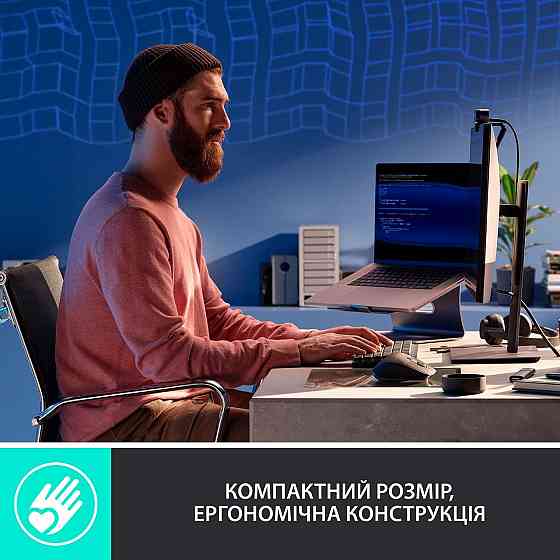 Клавіатура бездротова Logitech MX Mechanical Mini Bluetooth Illuminated Graphite (920-010782) Білий Харків