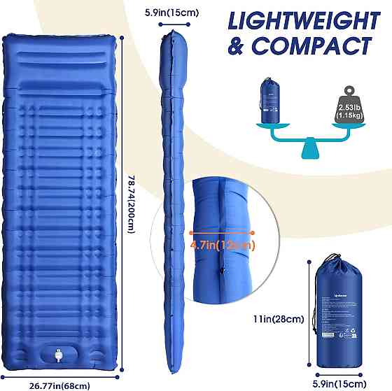 Самонадувний каремат Arlierss 200 х 68 см Луцк